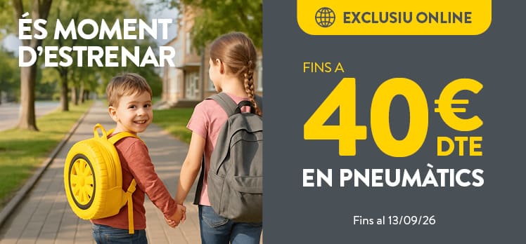 Torna a la rutina aquest setembre amb descomptes online en pneumàtics a Rodi Andorra