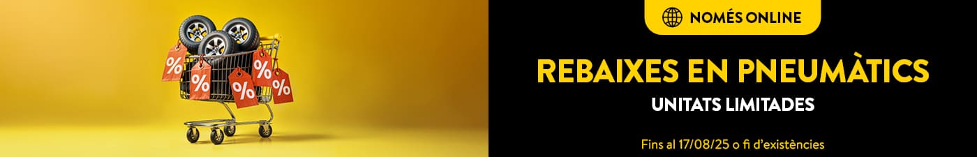 Rebaixes online en pneumàtics a Rodi Andorra