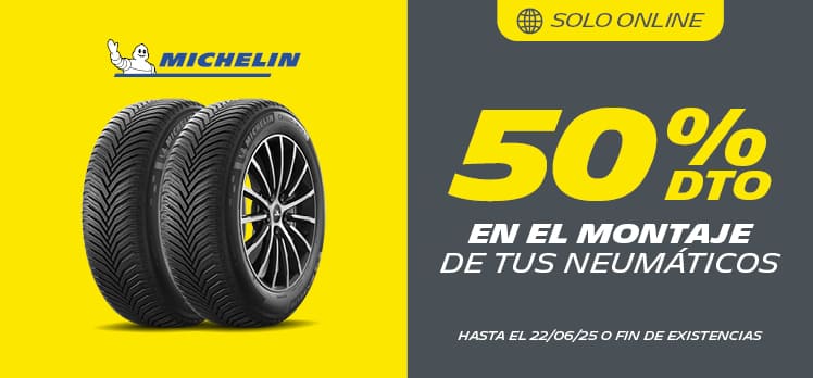 50% dto en el montaje de tus neumáticos Michelin Rodi Andorra