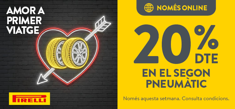 20% de descompte en la segona unitat al Sant Valentí de Rodi Motor Services