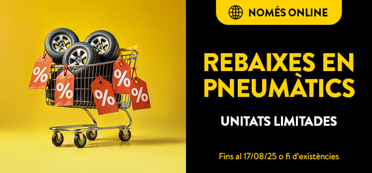 Rebaixes online en pneumàtics a Rodi Andorra