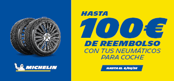 Hasta 100€ de reembolso con tus neumátcios Michelin en Rodi Andorra