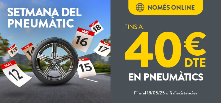 Setmana del pneumàtic a Rodi Andorra, emporta't fins a 40€ de descompte