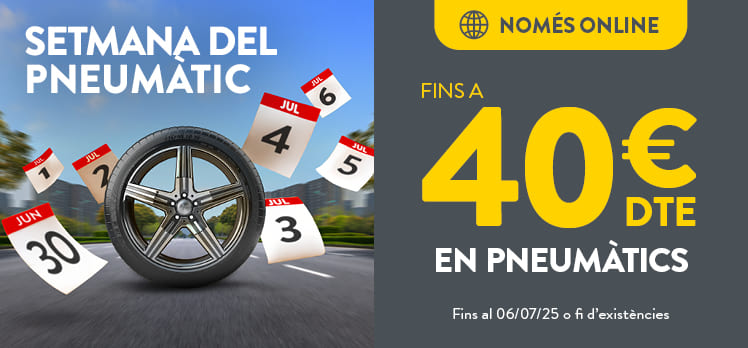 Setmana del pneumàtic a Rodi Andorra, emporta't fins a 40€ de descompte
