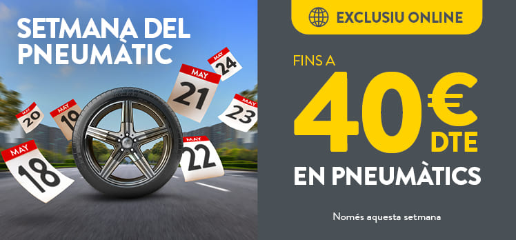 Setmana del pneumàtic a Rodi Andorra, emporta't fins a 40€ de descompte